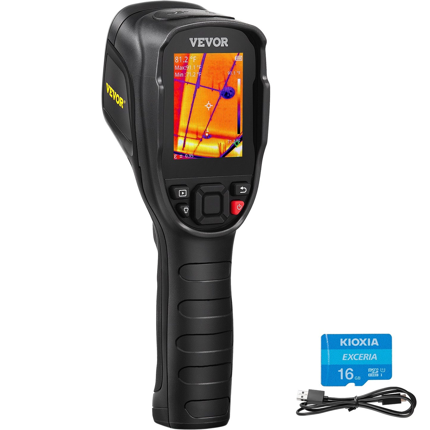 Infrarot-Wärmebildkamera Wärmebildkamera IR-Auflösung 240 x 180 2,8-Zoll-LCD-Bildschirm