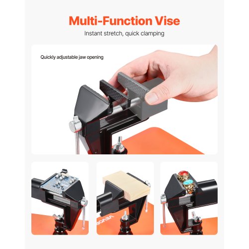 Magnetic Helping Hands Soldering Station Vise Magnifying Lamp 4 PCB Holder