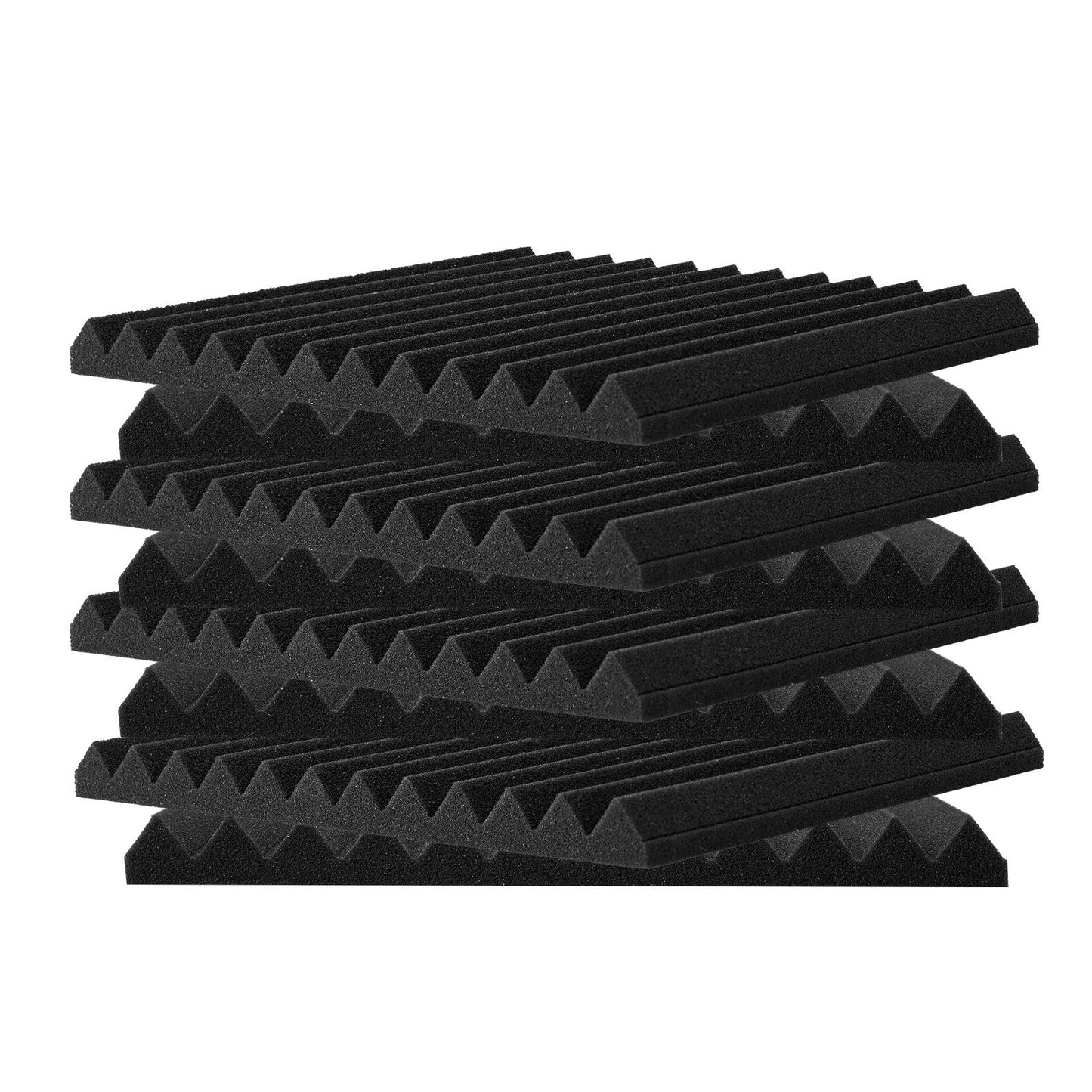 Akustiska skumpaneler 52-pack 12 x 12 x 1 tum för studiovägg och tak
