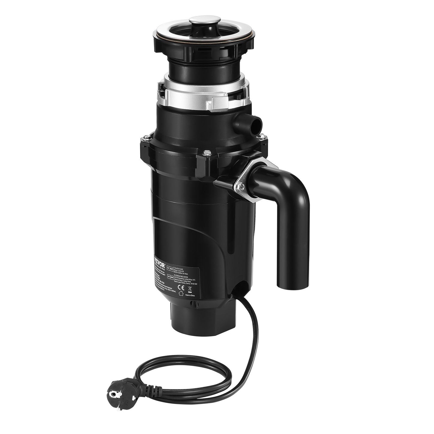 Garbage Disposal 1/2 HP Continuous Food Waste Disposal 3820 RPM EZ Connect