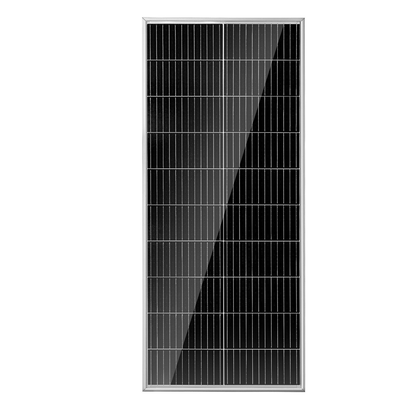 100W monokristallin solpanelsats 12V solpanel och laddningskontroll