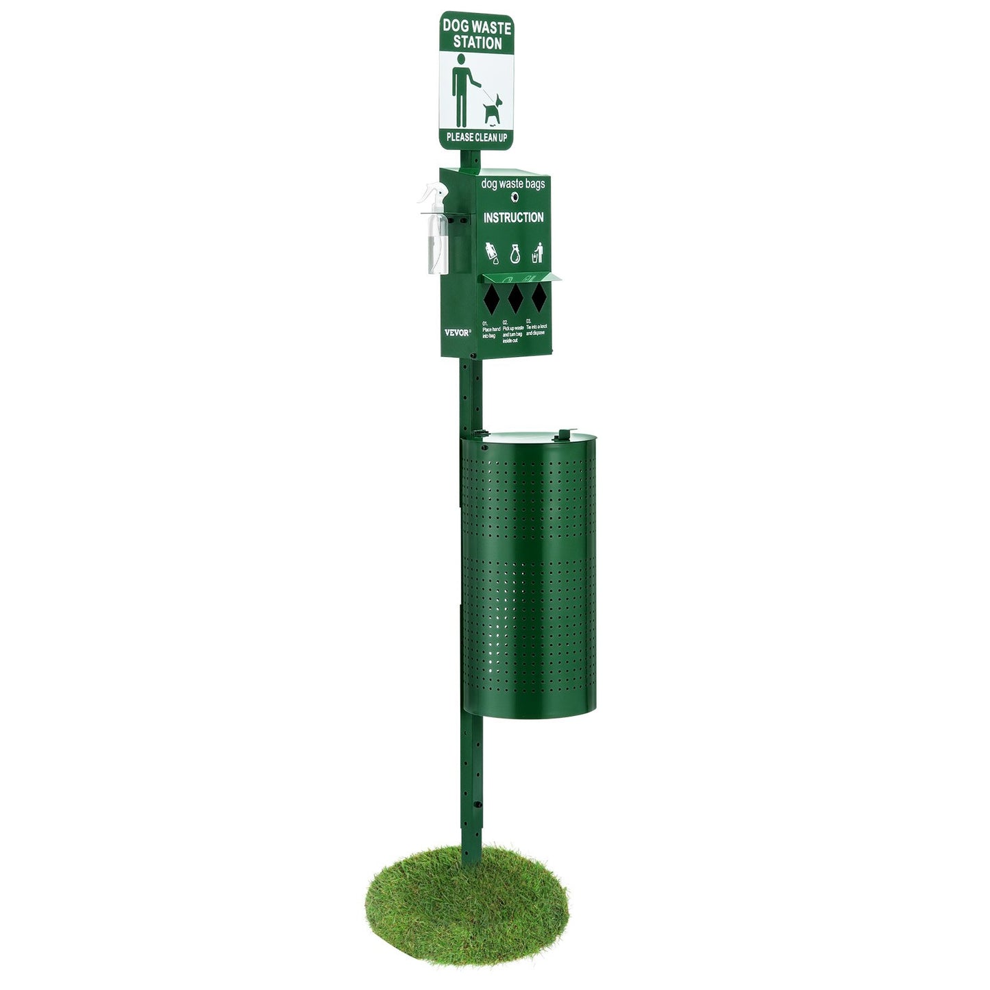 Dog waste station with 600 dog poop bags Commercial Park Pet Poop Station