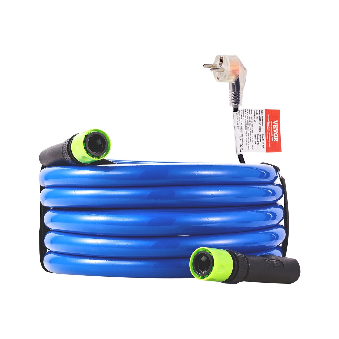 15ft Heated Water Hose for RV -45℉ Anti-Freeze Heated Drinking Water Hose