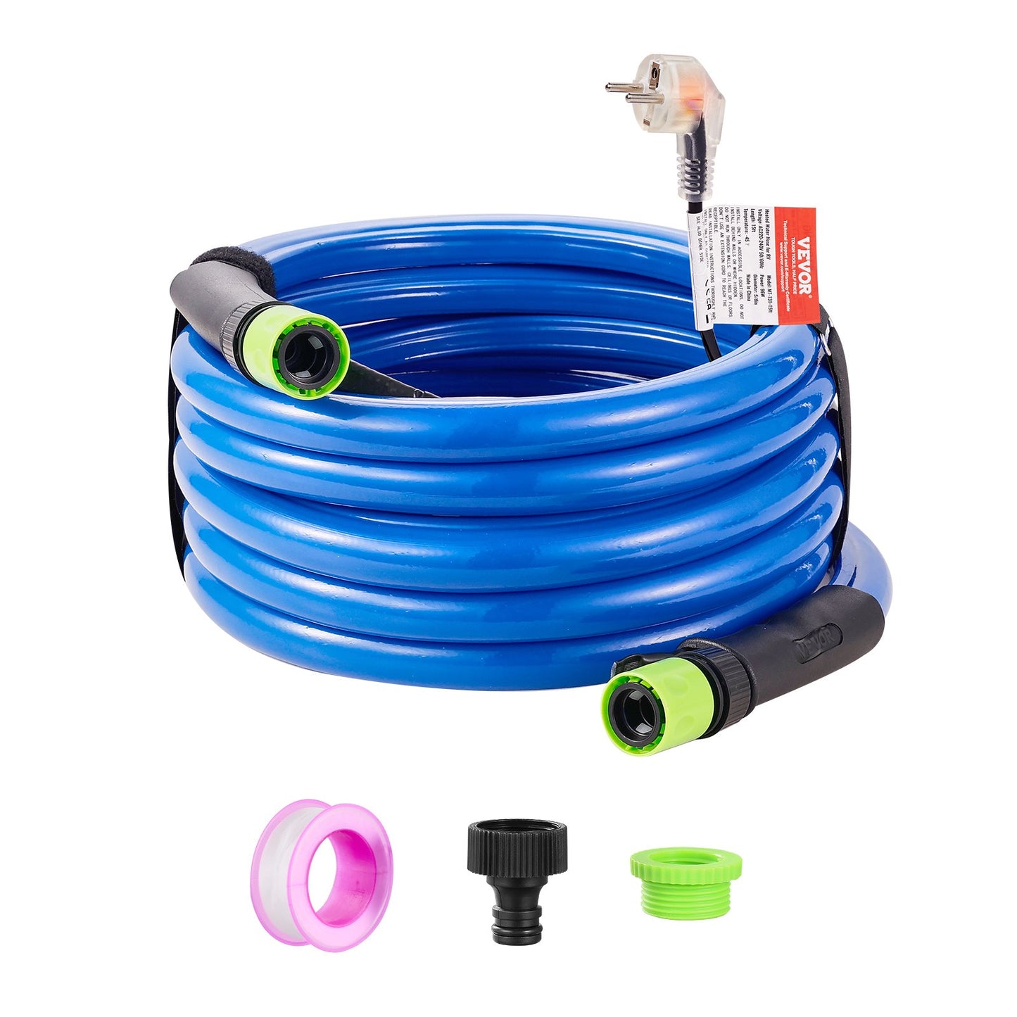 15ft Heated Water Hose for RV -45℉ Anti-Freeze Heated Drinking Water Hose