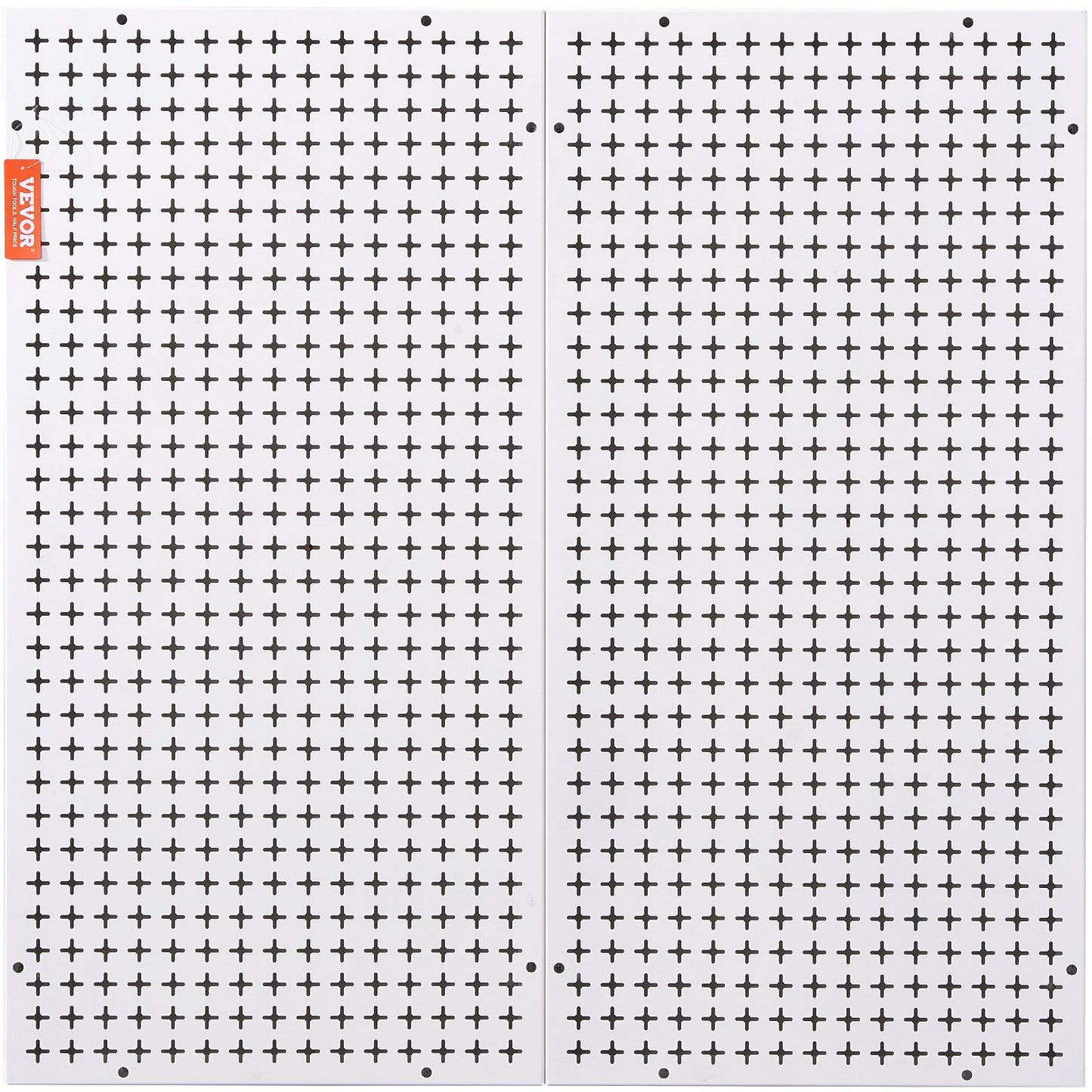 Pegboard-Wand-Organizer 32" x 32", 330 Pfund Tragkraft, Garagen-Pegboard-Organizer aus Metall, Wandhalterung, 25-teilig. Werkzeug-Aufbewahrungsset mit 2 Pegboards, Haken, Lagerbehältern, Regalgestell für Lager, Garage, Geschäft