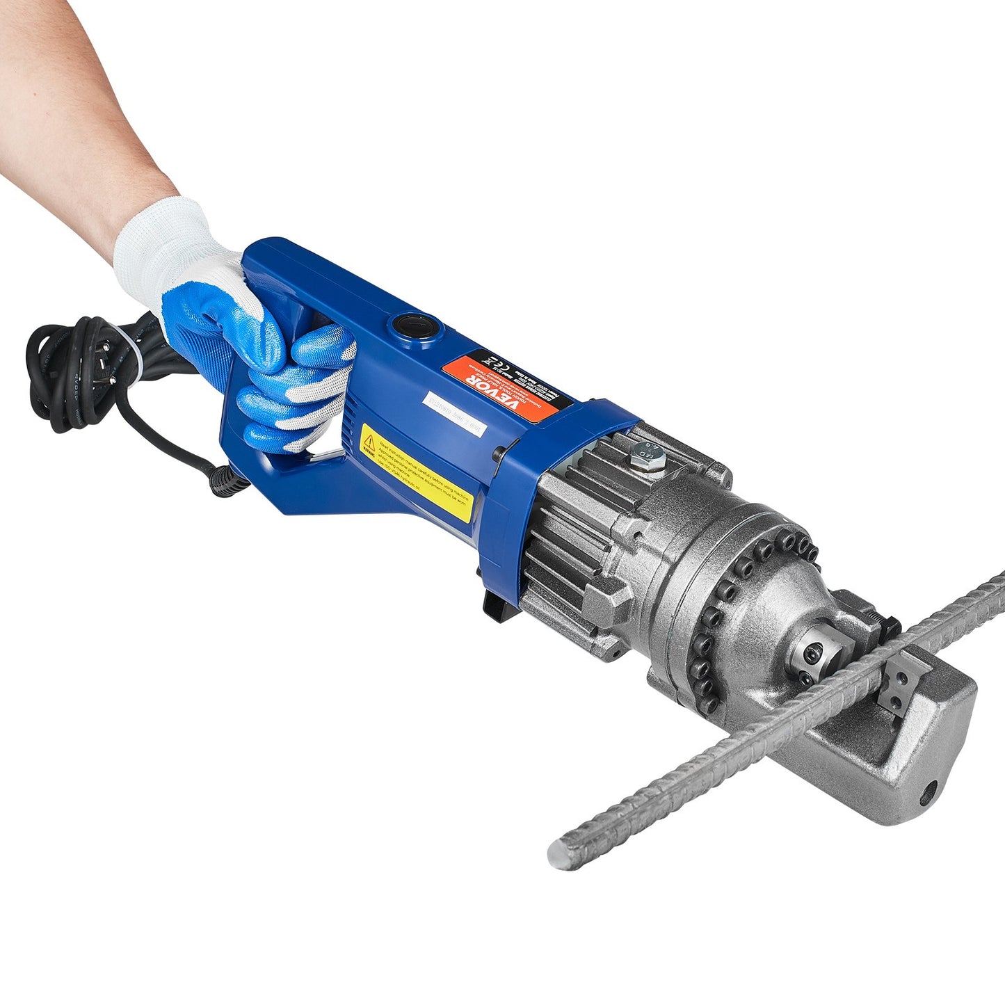 1000W elektrisk hydraulisk armeringsjärnsskärare upp till 5/8 tum (4-16 mm) #5 armeringsjärn