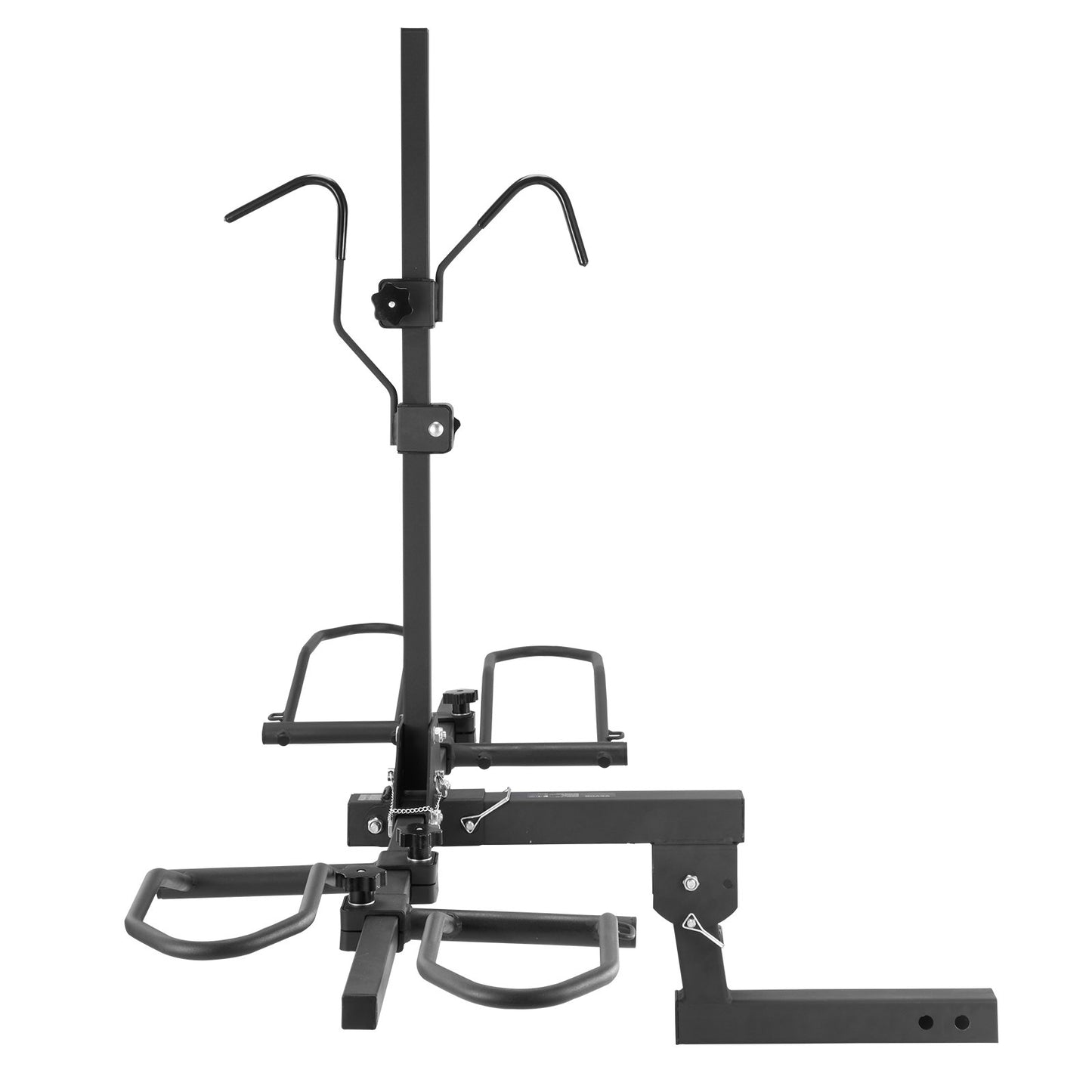 Hitch Mount Bike Rack, 2-Bike Platform Style, 160 LBS Max Capacity Bike Rack Hitch for 2-Inch Receiver, Titling and Folding Bike Rack with Tires Up to 5" Wide, for Car, SUV, Truck, RV, Rectangular Interface