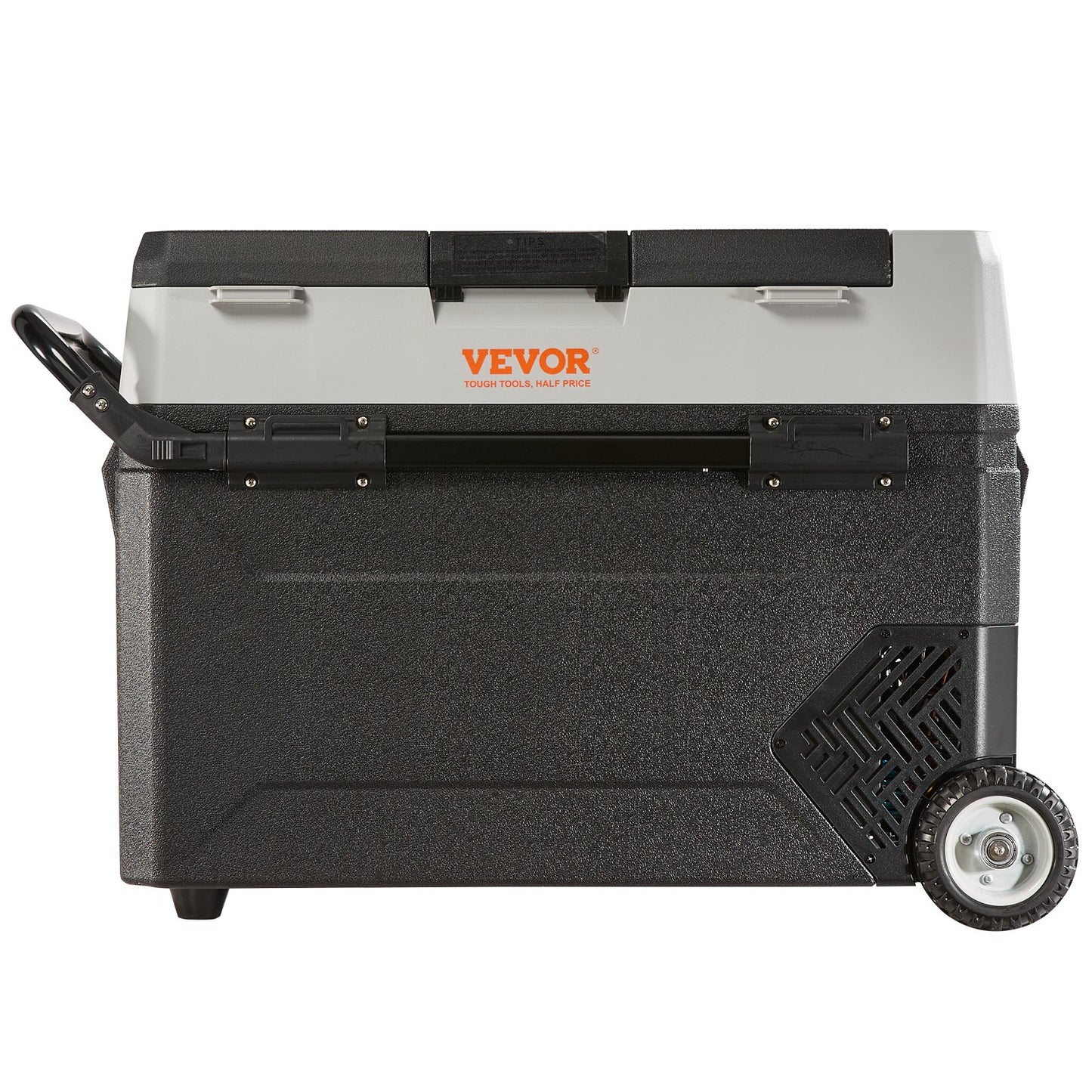 Tragbarer Auto-Kühlschrank mit Gefrierfach, Kompressor, 56 Qt, Dual Zone, für Wohnmobil