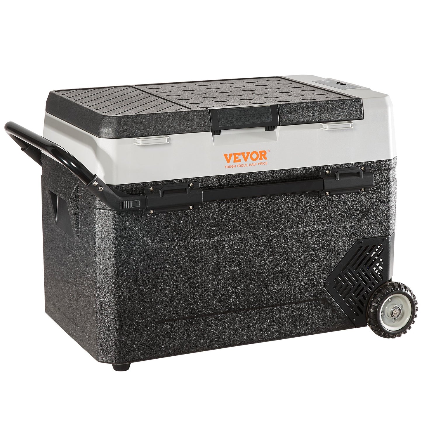 Tragbarer Auto-Kühlschrank mit Gefrierfach, Kompressor, 56 Qt, Dual Zone, für Wohnmobil