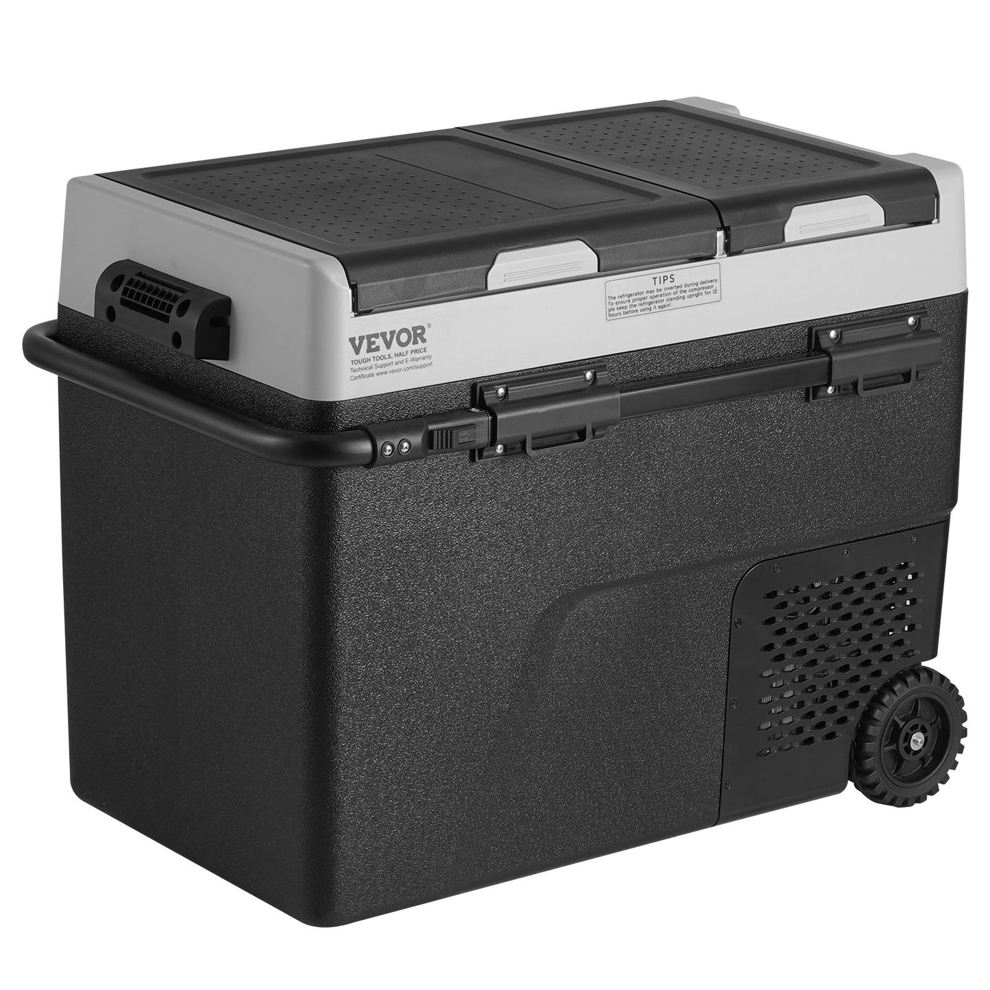 Portable Car Refrigerator Freezer Compressor 58 L Dual Zone for Home Car