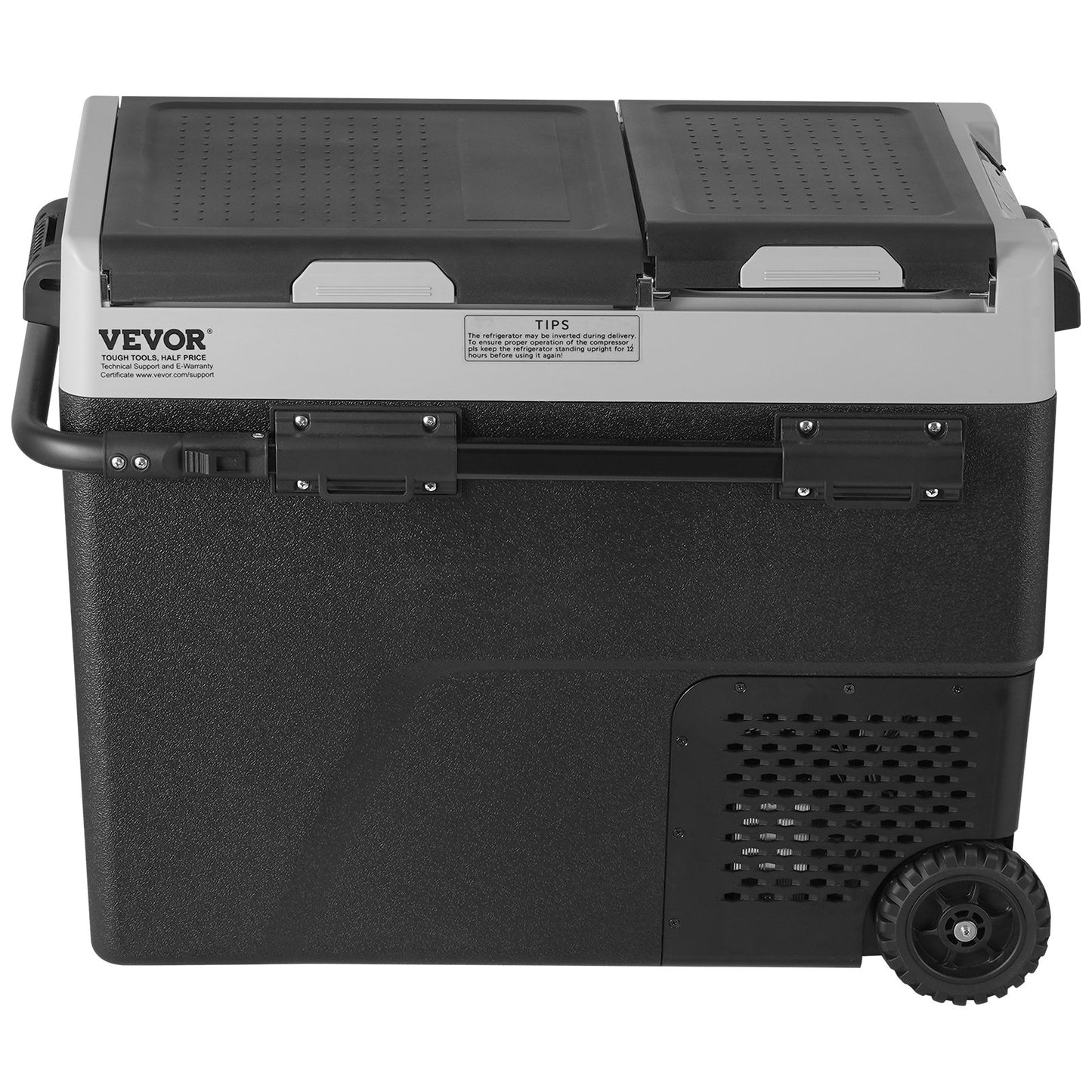 Portable Car Refrigerator Freezer Compressor 58 L Dual Zone for Home Car