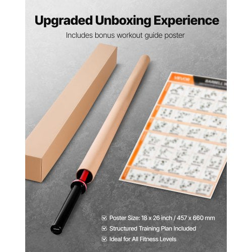 180 cm skivstång, passar 5 cm viktskivor, skivstång med räfflat grepp för styrketräning, tyngdlyftning, knäböj, marklyft, bänkpress, curl, overheadpress, 317 kg kapacitet | EU