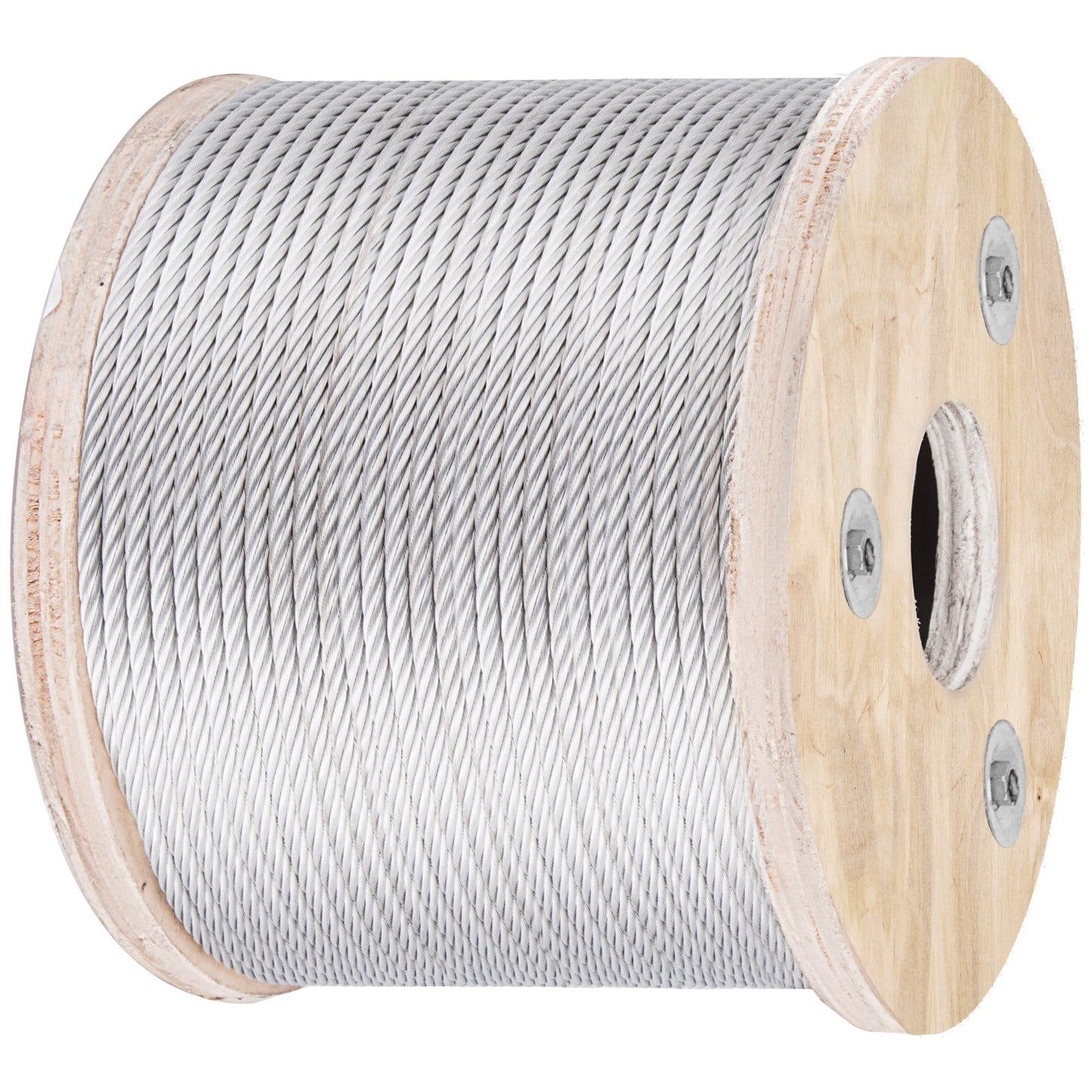 304 kabel av rostfritt stål 3/16 tum 7 X 19 stålvajer 250 fot stålkabel för räcke Trädgård gör det själv balustrade