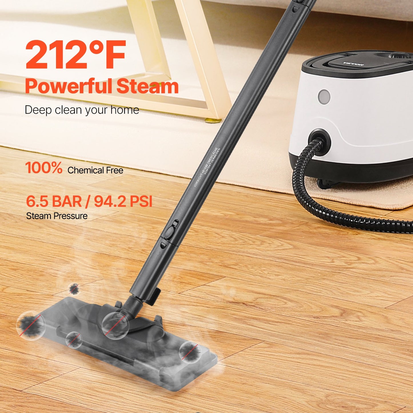 Steam Cleaner Multipurpose Steamer with 27 Home Cleaning Accessories