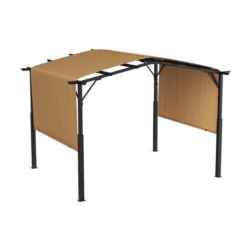 10x10 ft retractable outdoor pergola with canopy arched metal pergola | EU