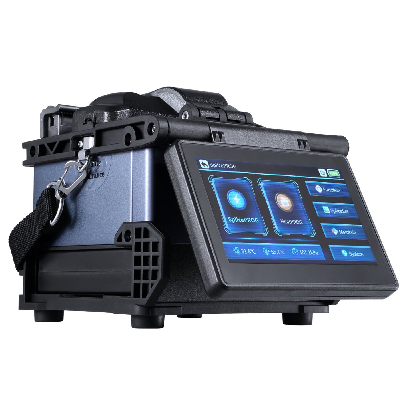 Fiber Fusion Splicer 6 Motors Core Adjustment with 6s Splicing 13s Heating