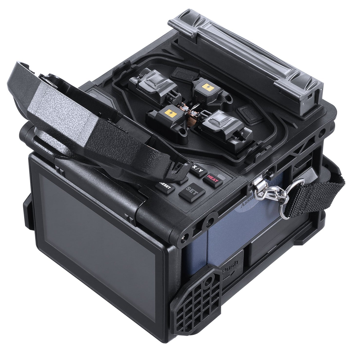 Fiber Fusion Splicer 6 Motors Core Adjustment with 6s Splicing 13s Heating