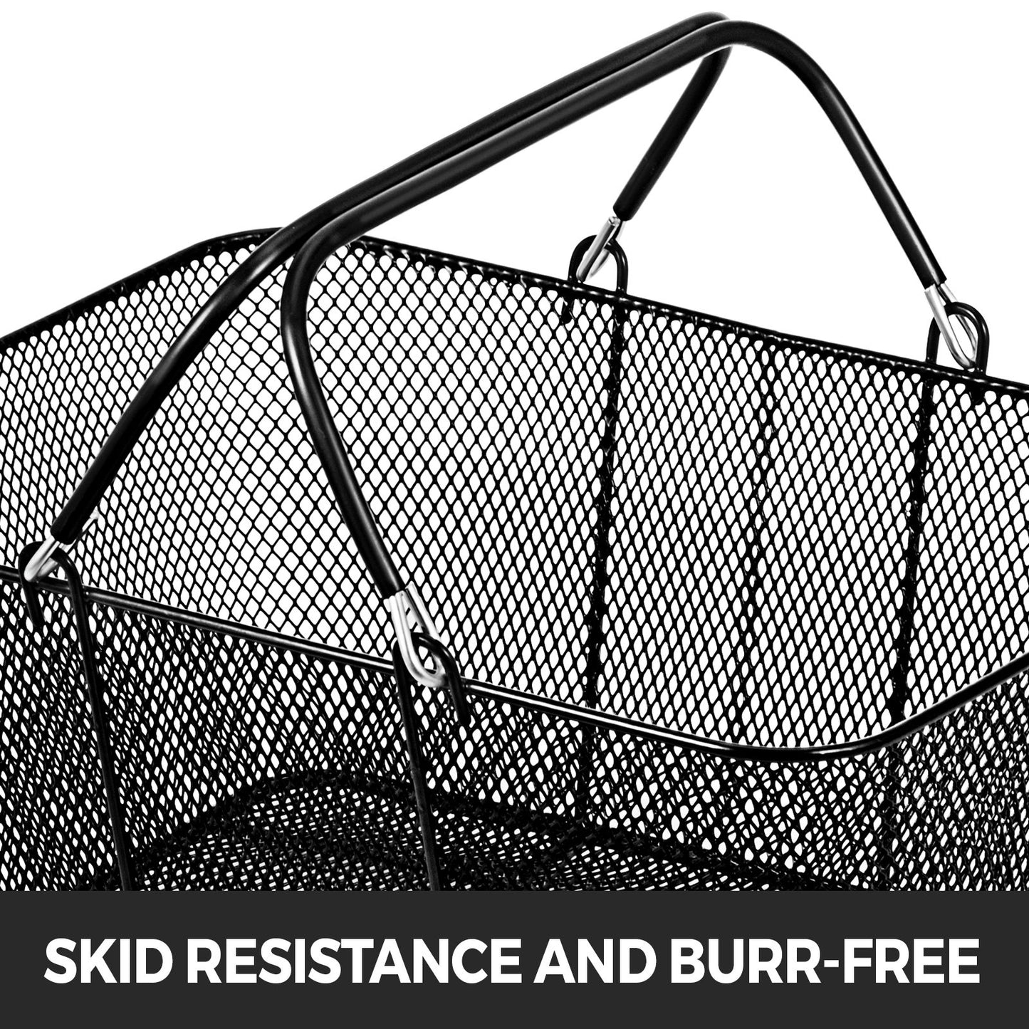 Mesh-varukorgar med handtag Metallvarukorg 12 ST Bärbar