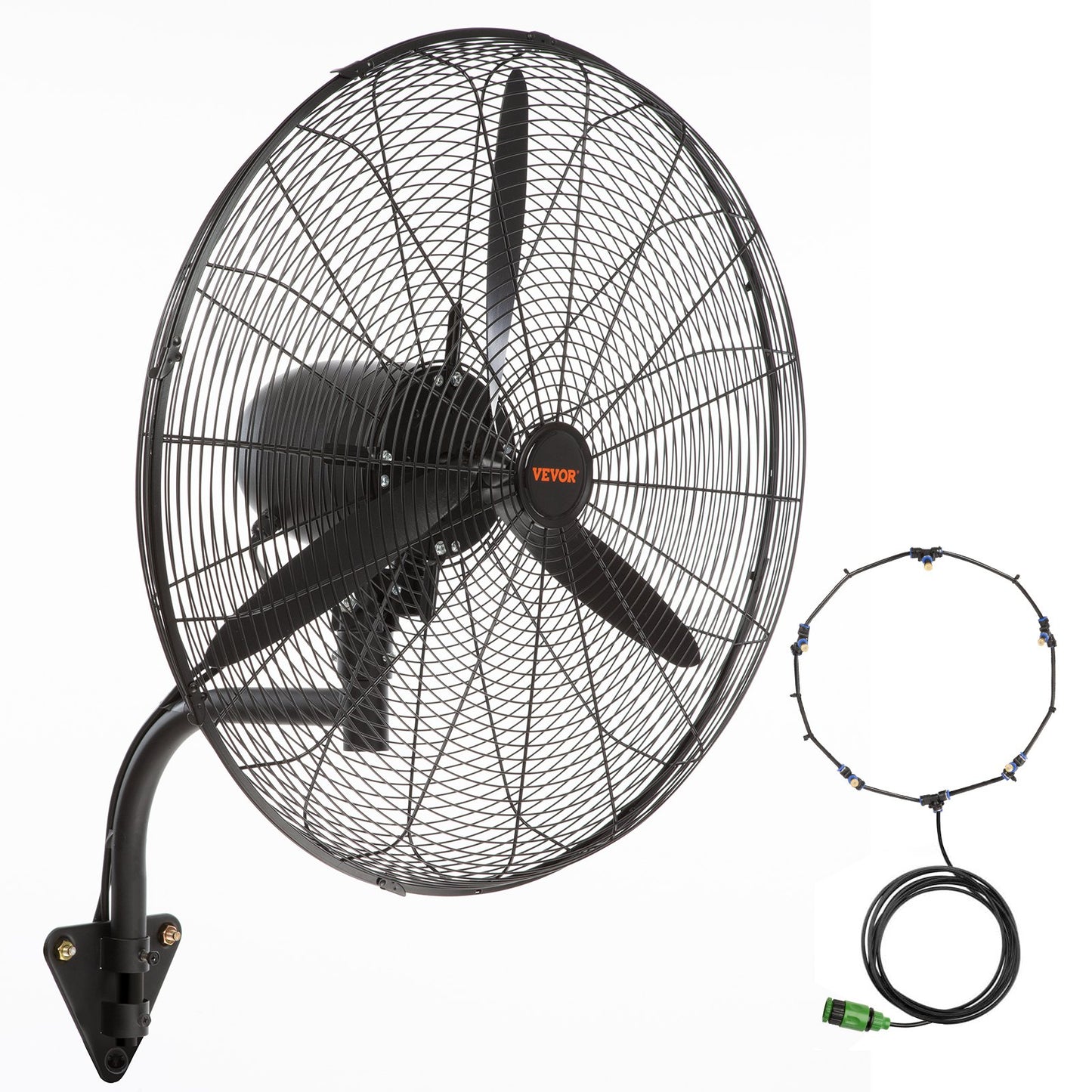 24" Oscillerande väggdimfläkt metall 3 hastigheter 115W