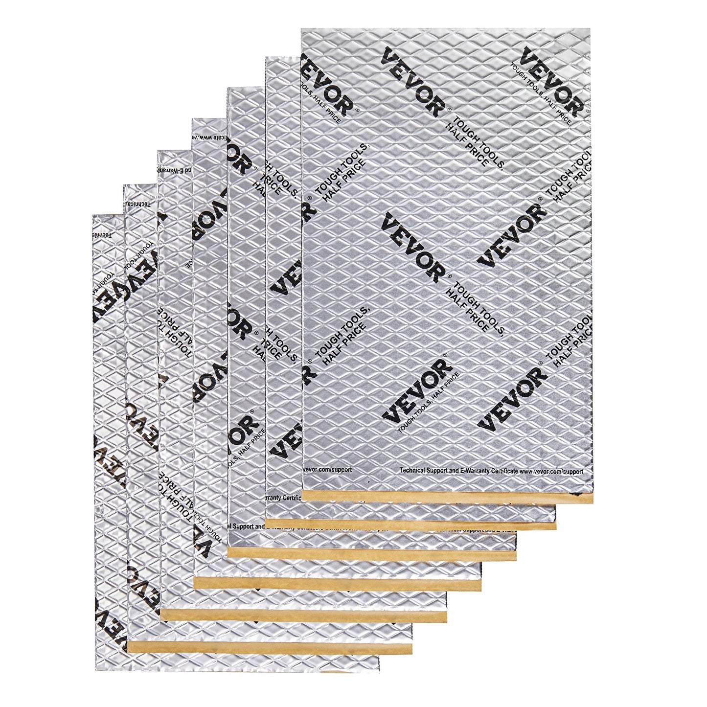 Car soundproofing mat, 500 mil 4.8 sq m car soundproofing material, butyl car muffler, sound insulation and vibration damping material for car