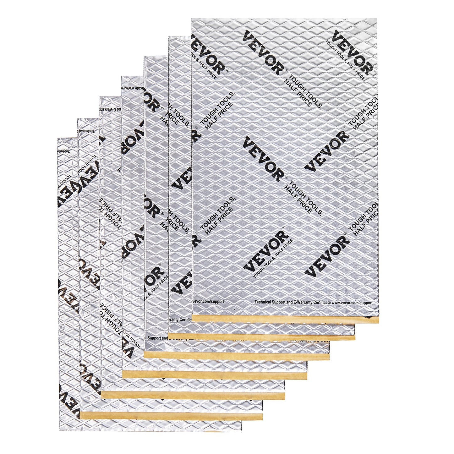 Car soundproofing mat, 500 mil 4.8 sq m car soundproofing material, butyl car muffler, sound insulation and vibration damping material for car