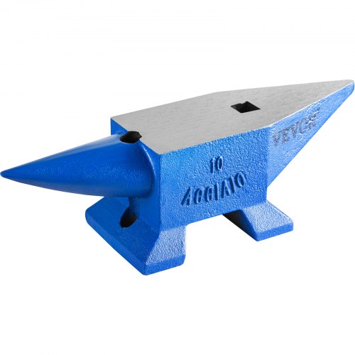 22lb smed städ Stål städ 10 kg solid värmebehandlad rund horn metallarbete | EU