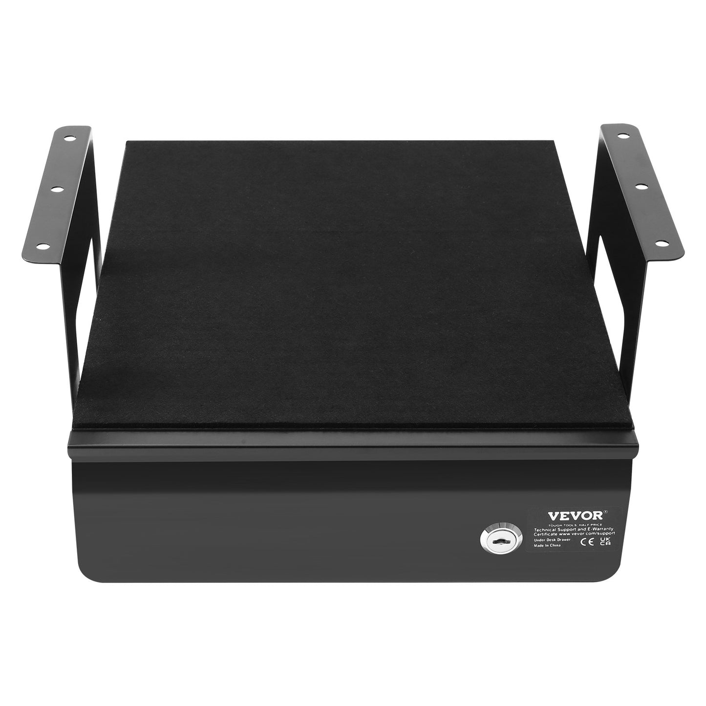 33 cm Låsbar Under Skrivbord Låda Organizer Utdragbar låda Hemmakontor