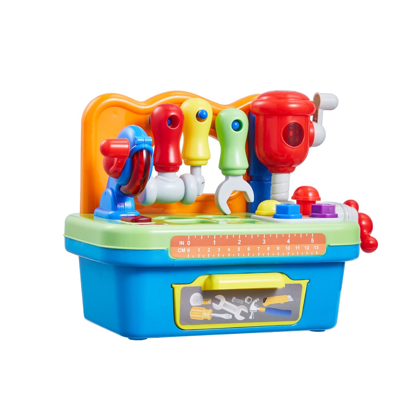 Musical Workbench for Toddlers 2 Years+ Toy Musical Learning Workbench