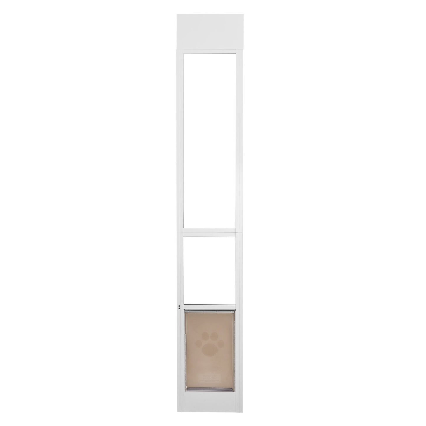 Hunddörr för skjutdörr i glas 75 7/8"-80 11/16" Justerbar höjd L
