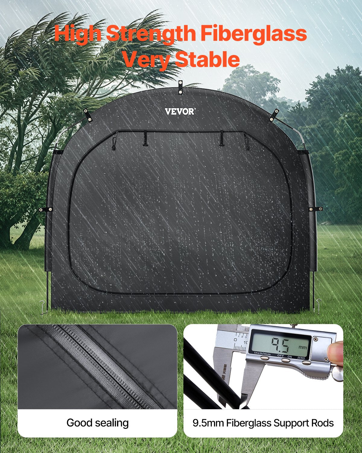 Outdoor bike storage tent Spacious waterproof bike tent for 3 to 4 bikes