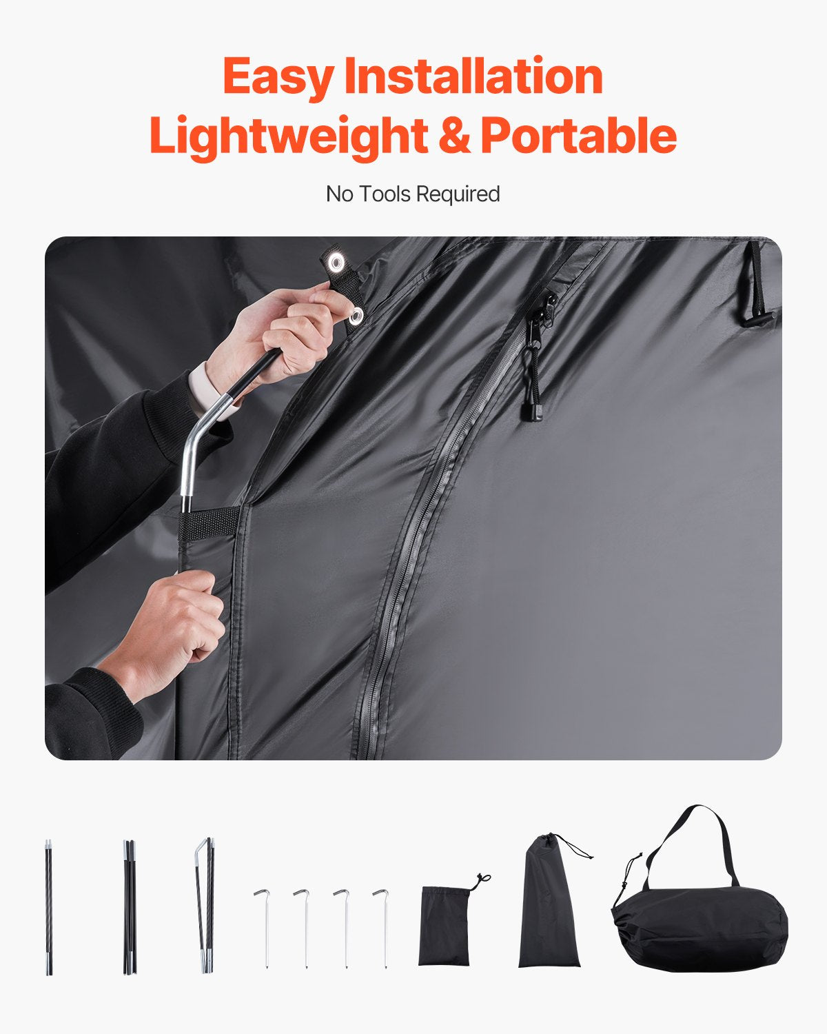 Outdoor bike storage tent Spacious waterproof bike tent for 3 to 4 bikes