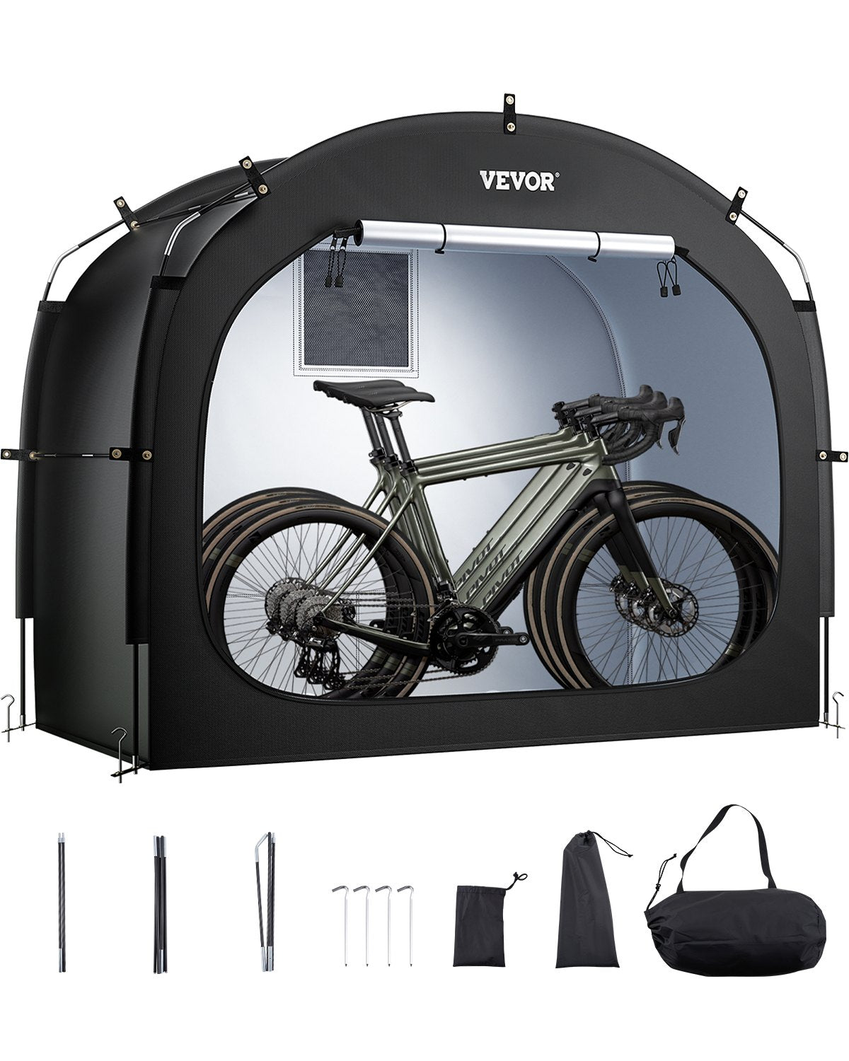 Outdoor bike storage tent Spacious waterproof bike tent for 3 to 4 bikes