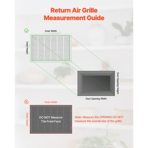 returluftfiltergaller passar kanalöppning B30 x H20 tum med filter | EU