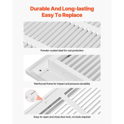 return air filter grid fits B20 x H20 in duct opening air valve cover | EU