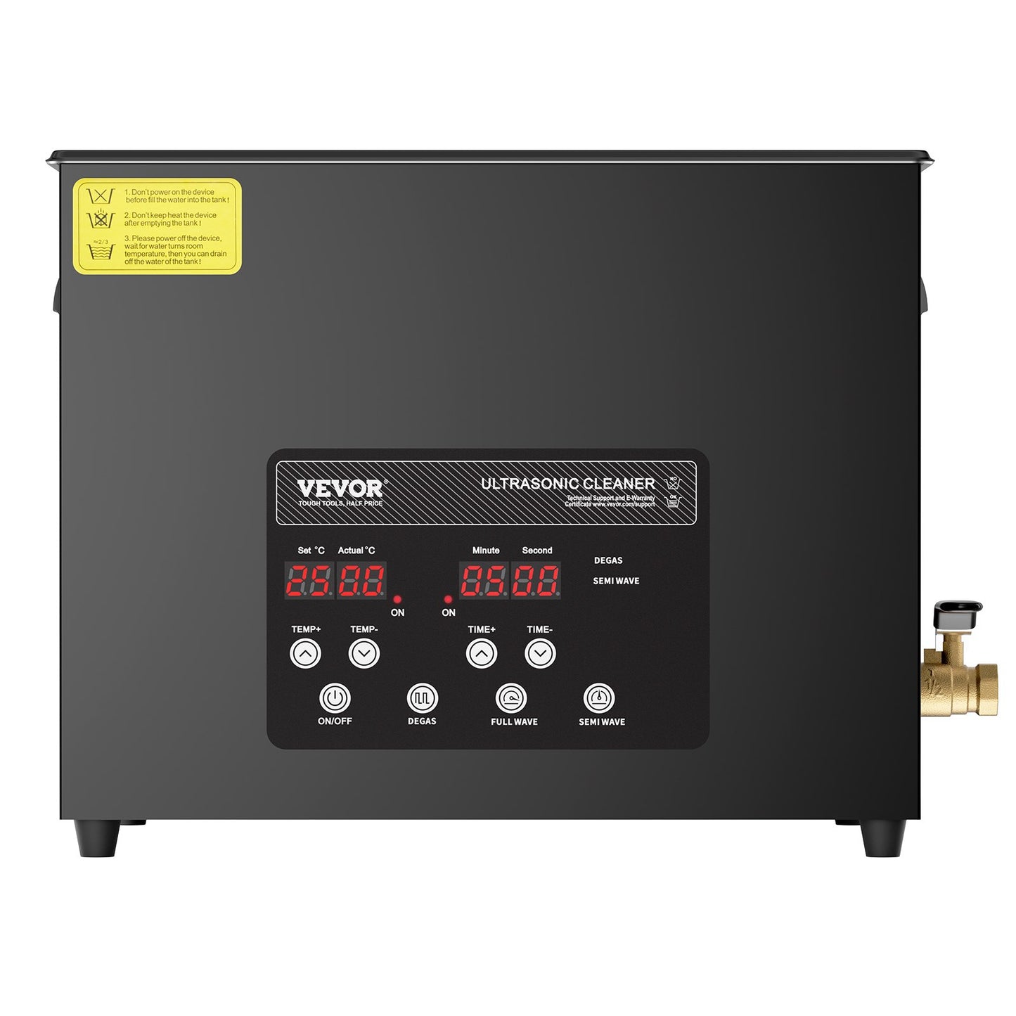 15L Ultrasonic Cleaning Machine with Basket Heater and Timer 360W
