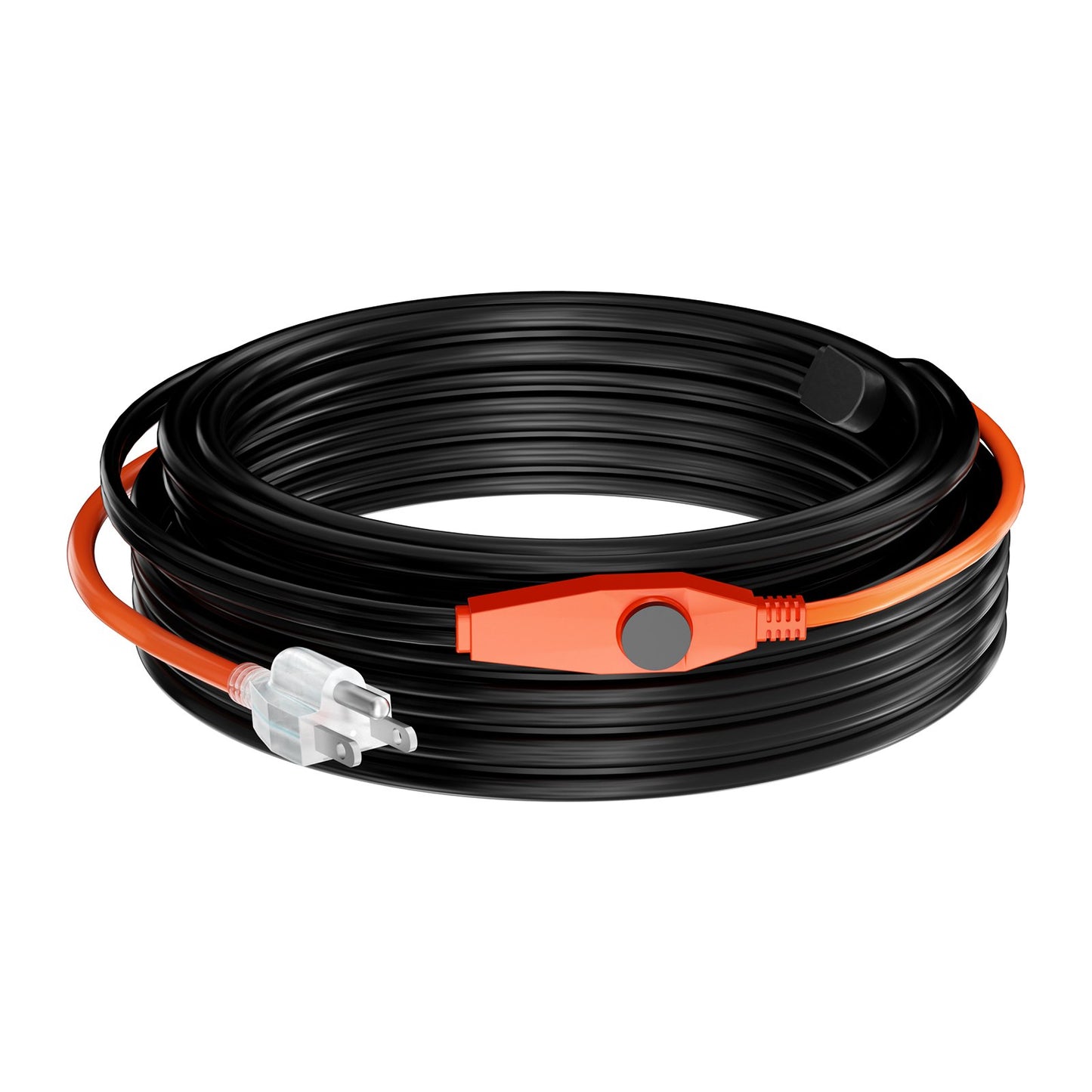 Rohrheizkabel 25m 23W/m Heizband für Rohre mit eingebautem Thermostat
