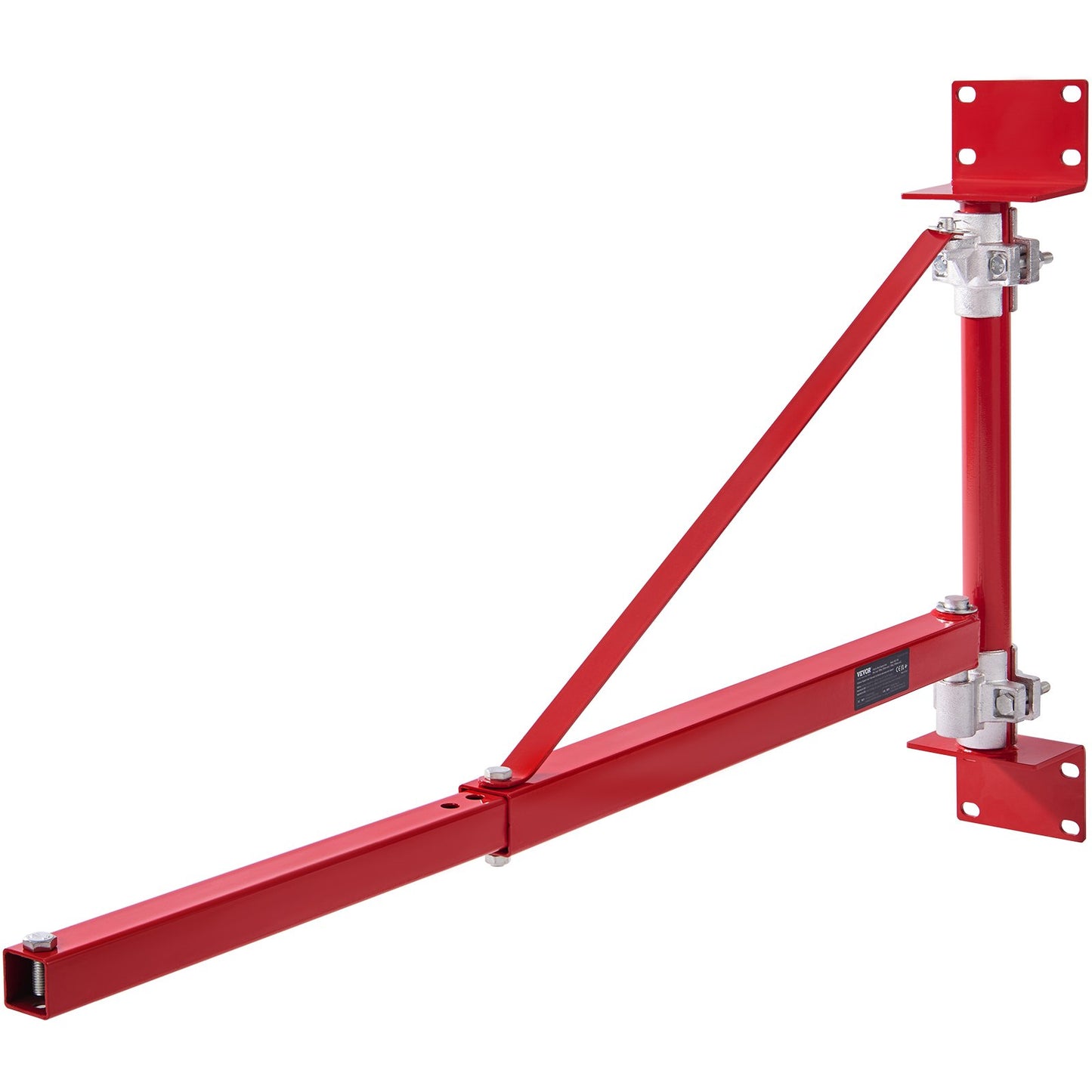 Elektrischer Hebearm, 600 kg Max Tragkraft, Elektrische Hebevorrichtung Schwenkarm mit Säule, Stahl-Hubgerüst, 180° schwenkbarer Gerüsthebearm, Seilwinden-Hebearm für Werkstatt, Garage
