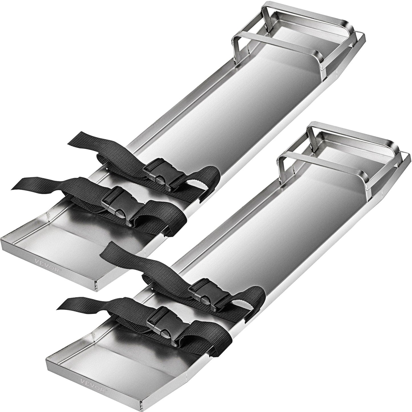 Betong Knäbrädor 30'' x 8'' Slider Knee Boards, Kneeler Board Rostfritt stål Kneeboards, Betongreglage Par rörliga skjutreglage, med betongbrädesband för cement och betongfinishi