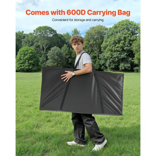 4x60 cm Cornhole Set Portable Wooden Cornhole Throwing Game Board with Carrying Case