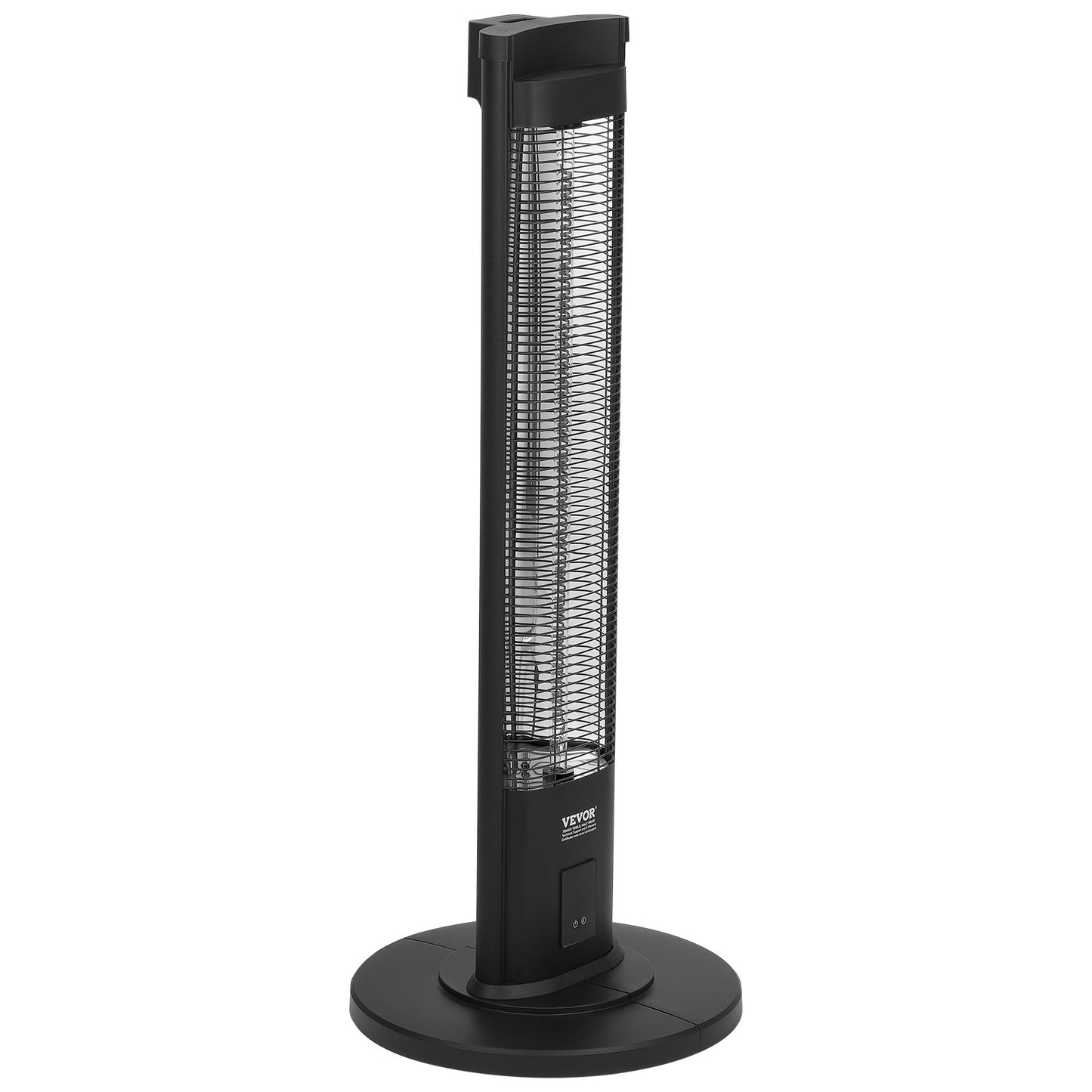 Infraröd värmare 2000W elektrisk rymdvärmare fjärrkontroll 3 hastigheter timer