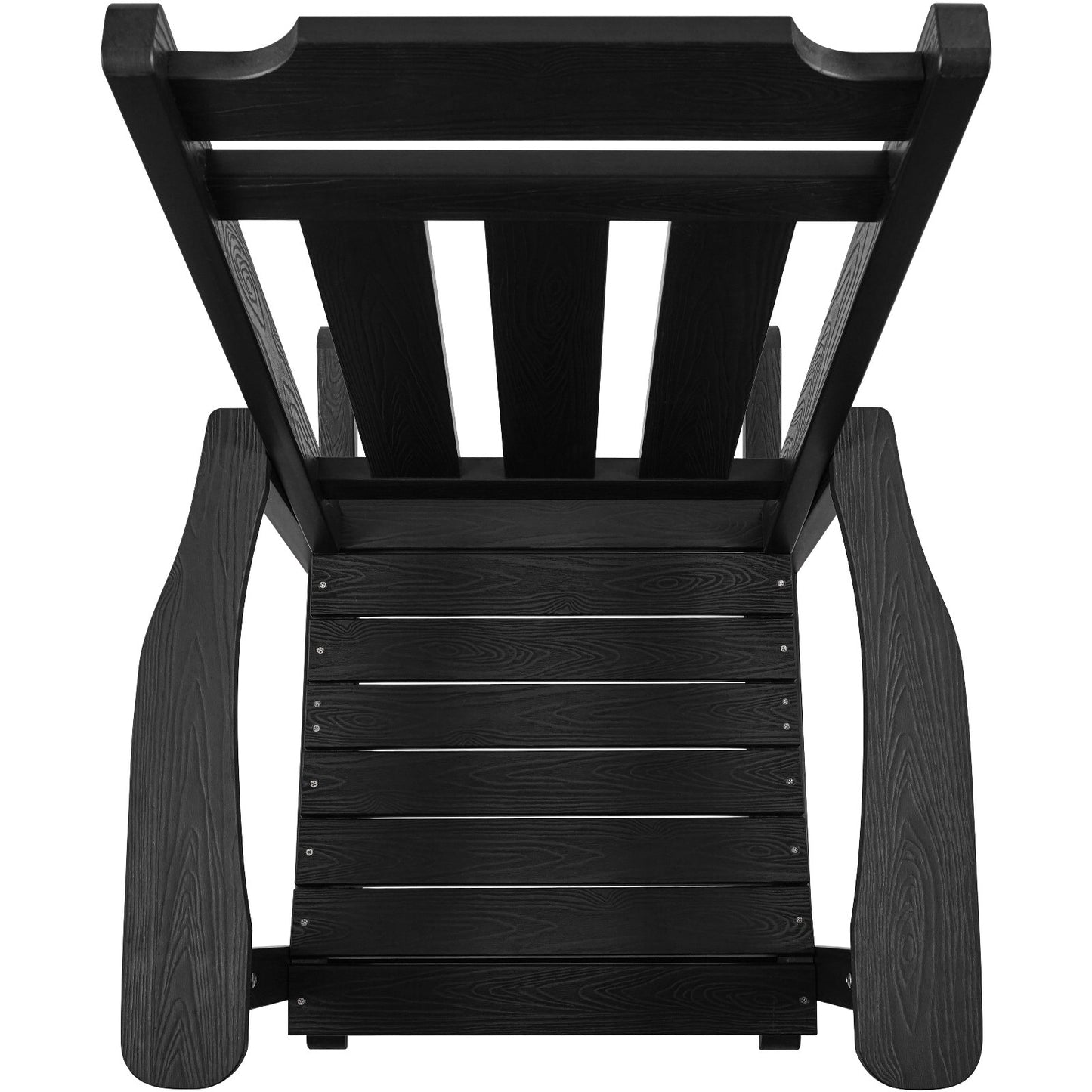 Porch Rocker HIPS Outdoor Rocking Chair High Back 1 pc 400 lbs Weight