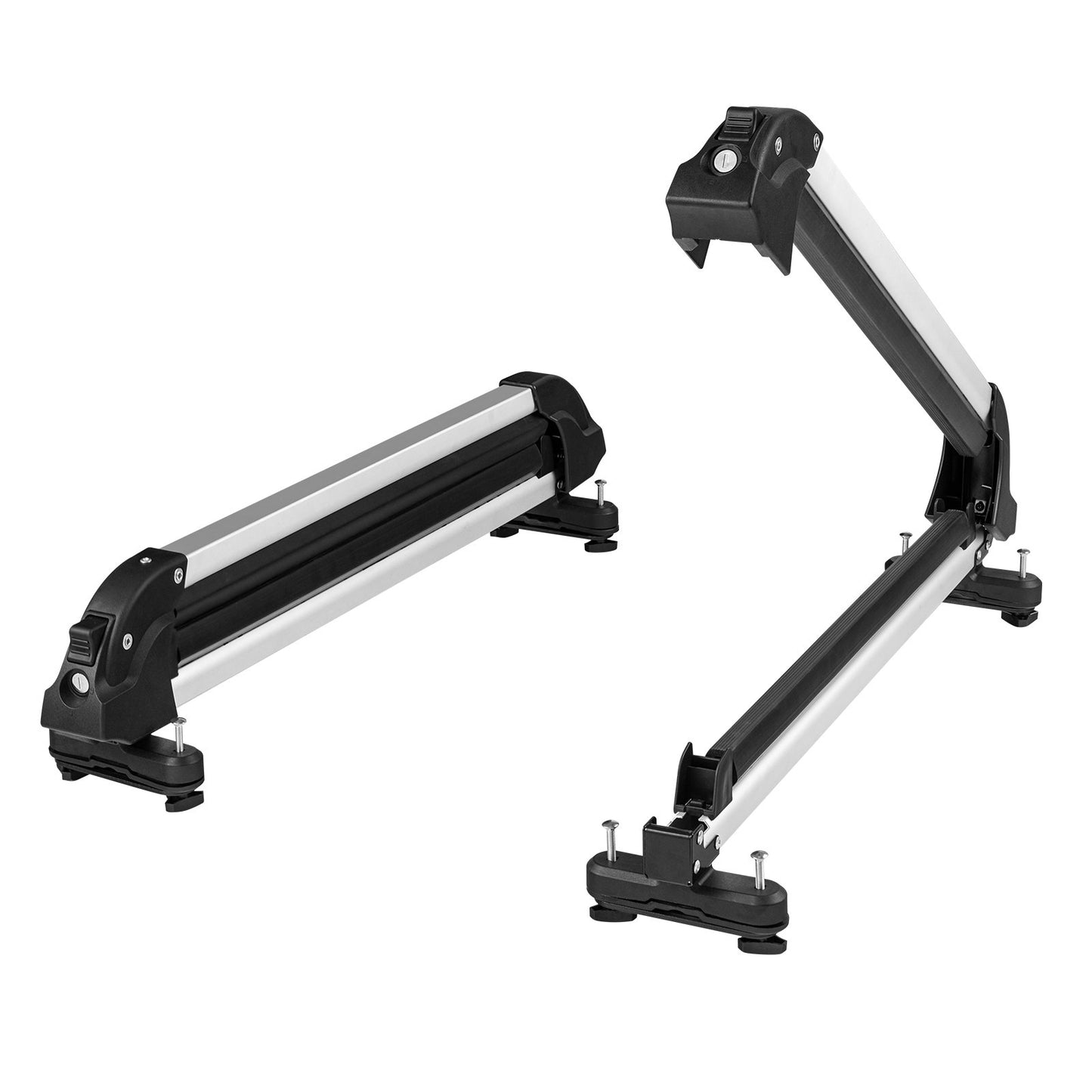 Ski Snowboard Roof Rack 31.7" Universal Ski Rack for Car Roof with Lock