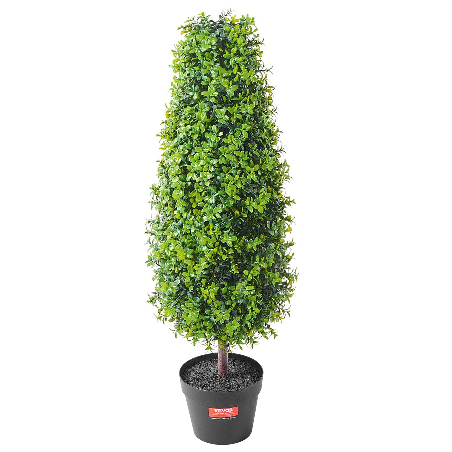 2-Pack 3' Artificial Boxwood Topiary Tree Faux Plant UV Decor Indoor/Outdoor