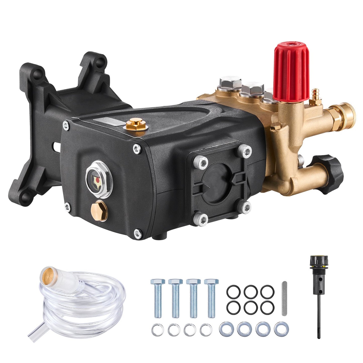 Högtryckstvättpump 1 i axel horisontell triplexkolv 4000 PSI 4.0GPM