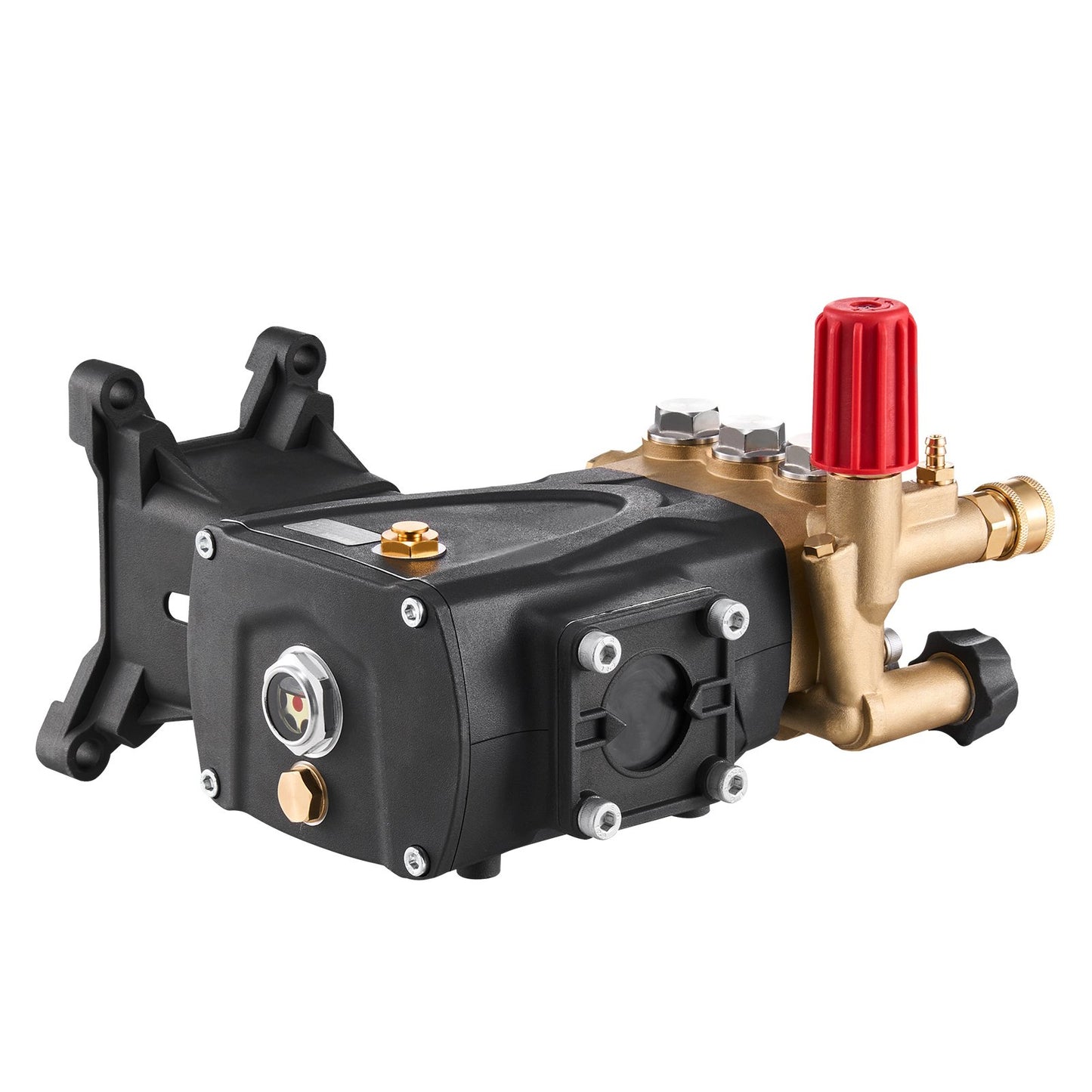 Högtryckstvättpump 1" axel horisontell triplexkolv 4000 PSI 4.0GPM