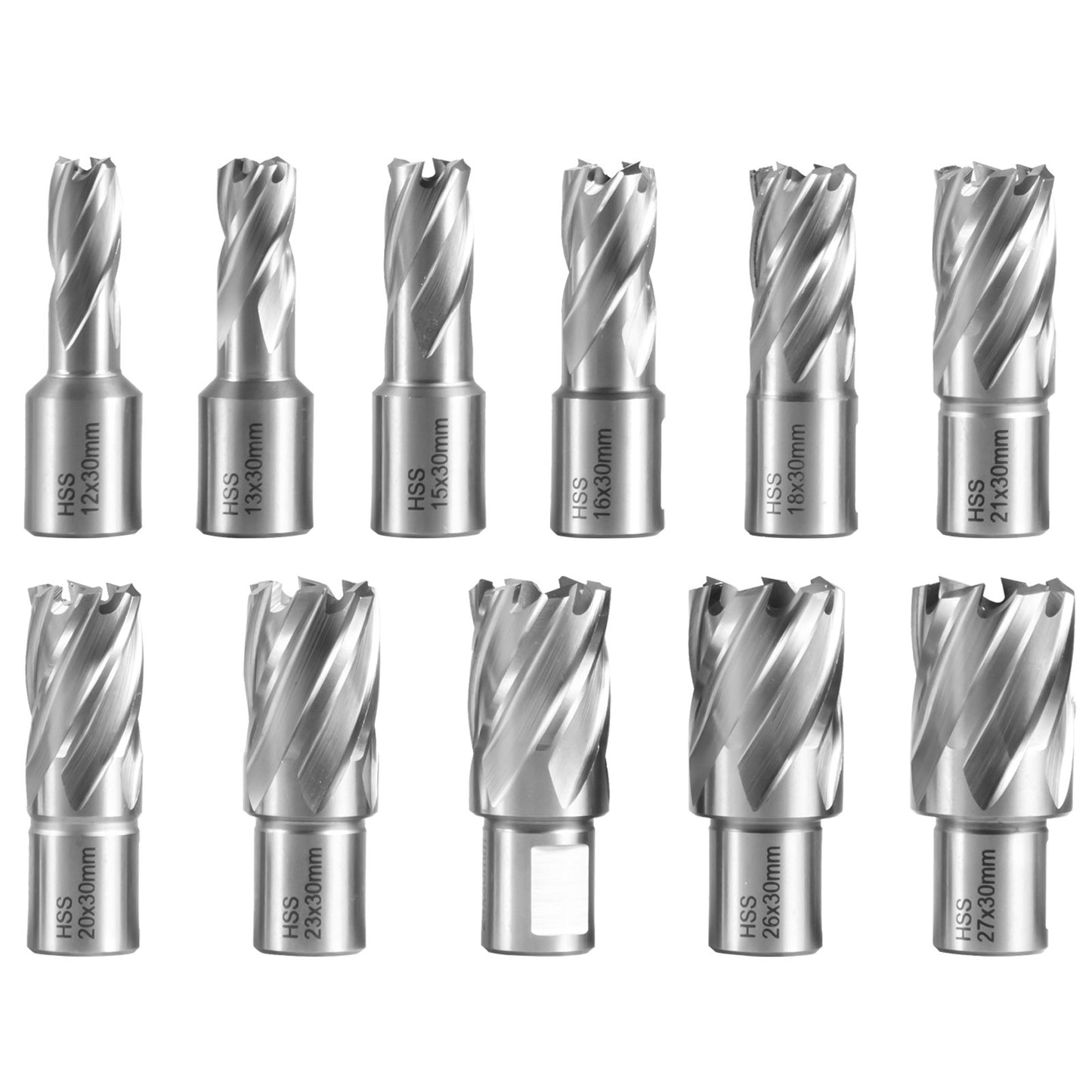 Magnetic Drill Press, 1100W 1.57" Drill Diameter, 2697lbf/12000N Portable Electric Mag Drill Press with 12 Bits, 580rpm Max Speed Drill for All Surfaces and Home Improvement