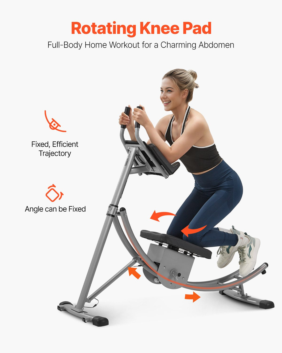 AB Exercise Machine Equipment Home Gym Core Abdominal Trainer Adjustable