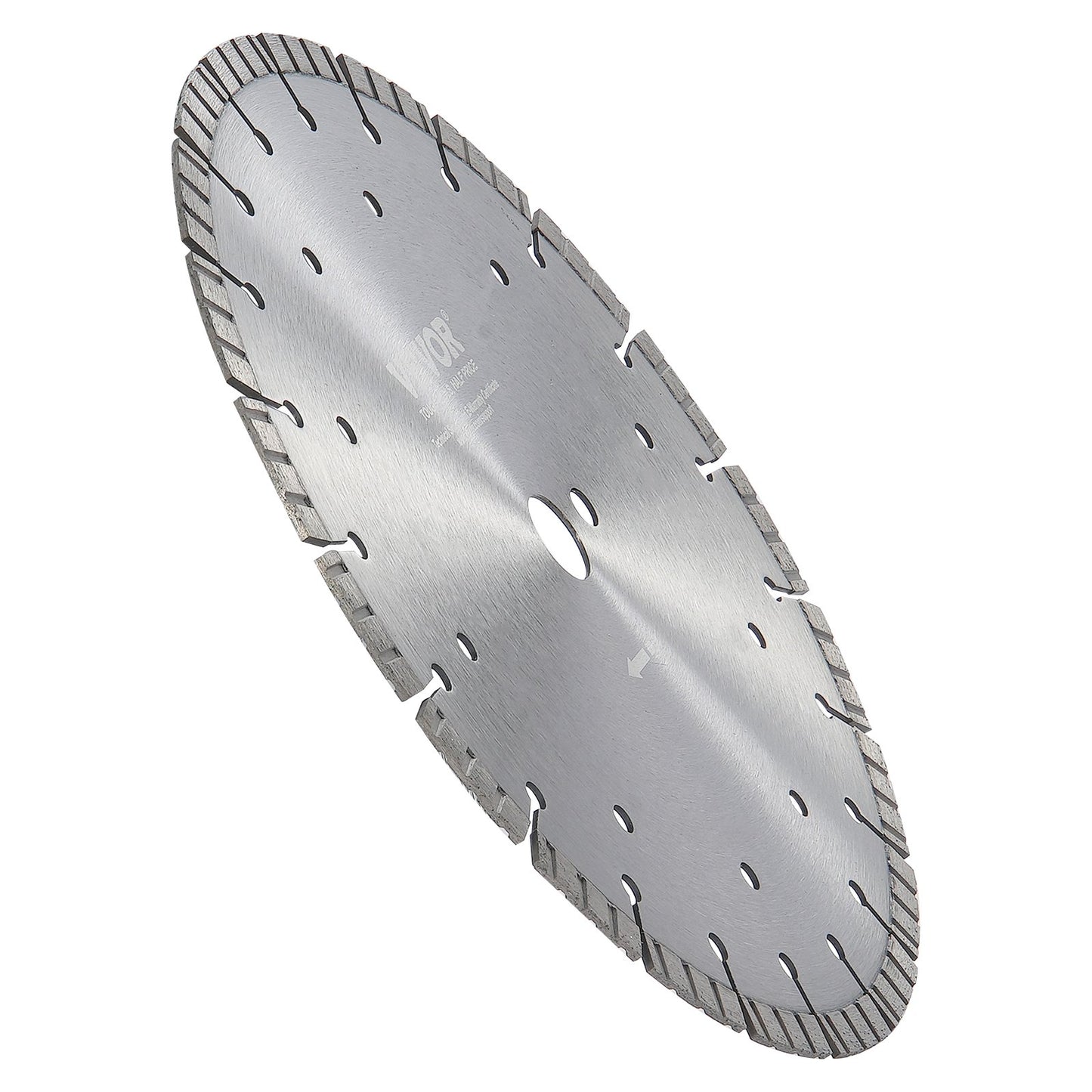 Diamantblad 12 tums betongsågblad våta eller torra 0,47 tum vågiga tänder