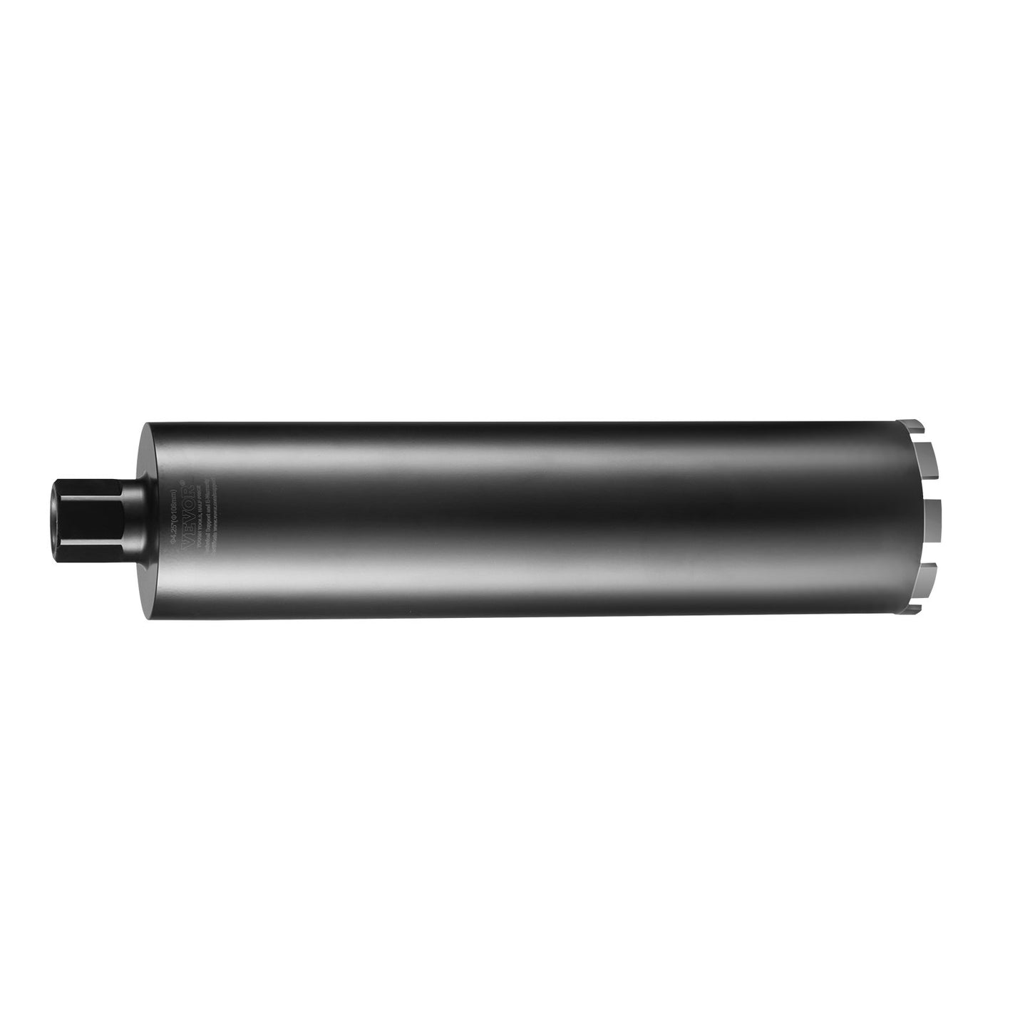 Kernbohrer, 4,25" Nass-Diamantkernbohrer, 14" Bohrtiefe Betonkernbohrer mit Sägeblatt, 1-1/4"-7 Innengewinde, Laserschweißen, Diamant-Nassbohrer für Betonstein