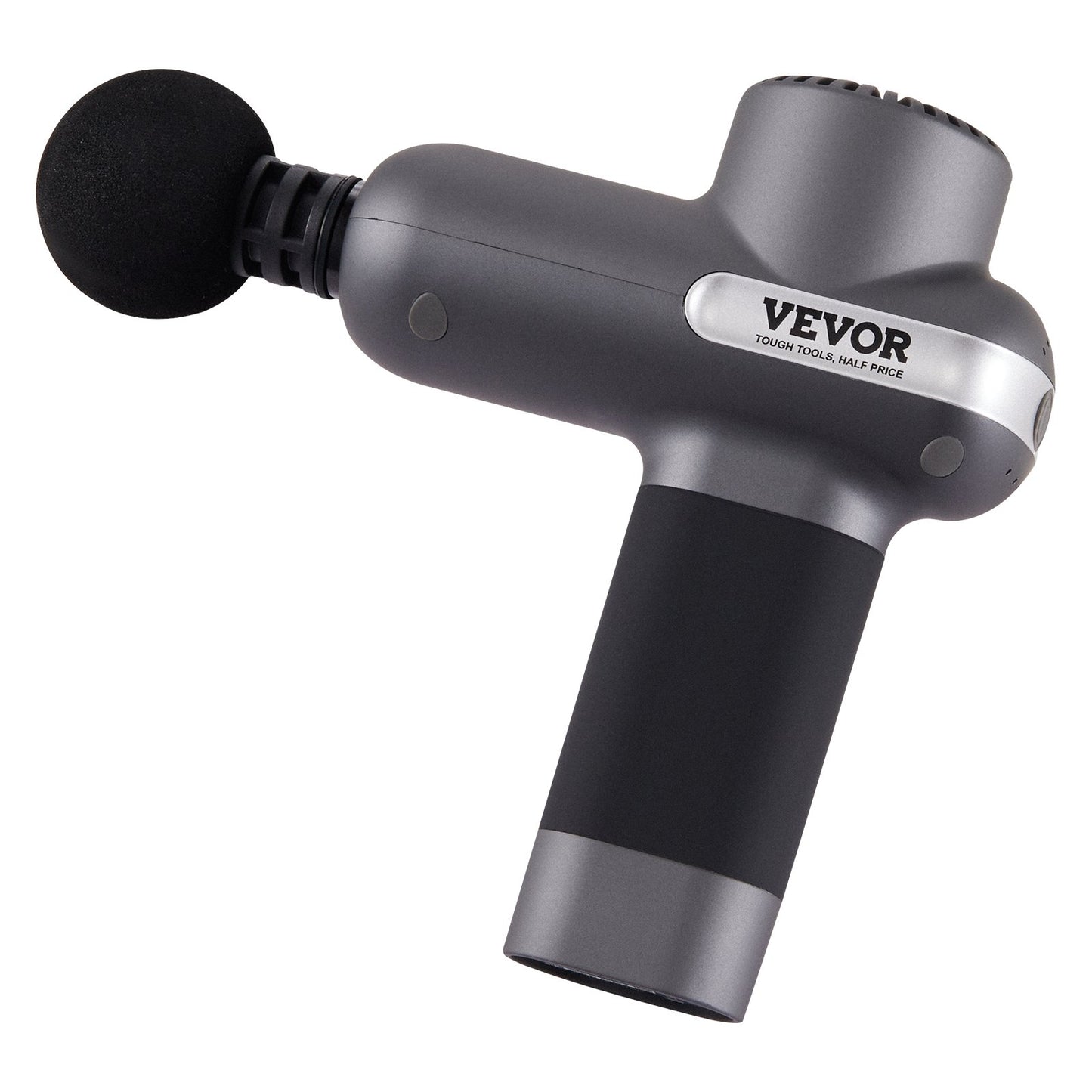 Massage Gun Deep Tissue Percussion Muscle Massager med 5 hastigheter 6 huvuden